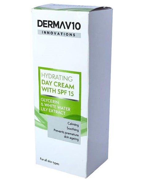 DERMA V10 HYDRATING DAY CREAM WITH SPF 15 