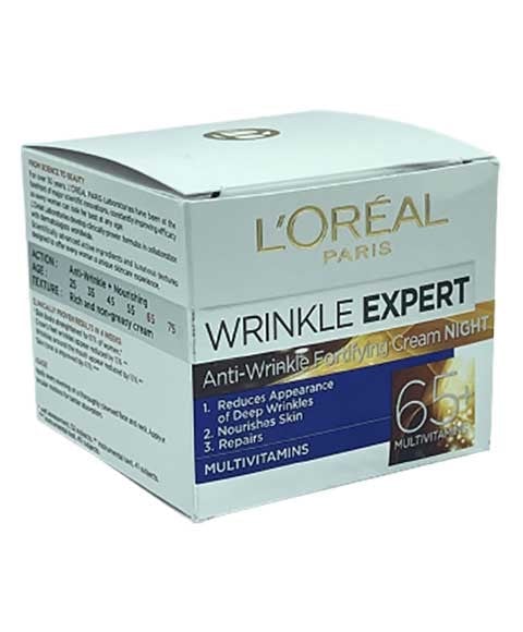 WRINKLE EXPERT 65 PLUS ANTI WRINKLE FORTIFYING NIGHT CREAM