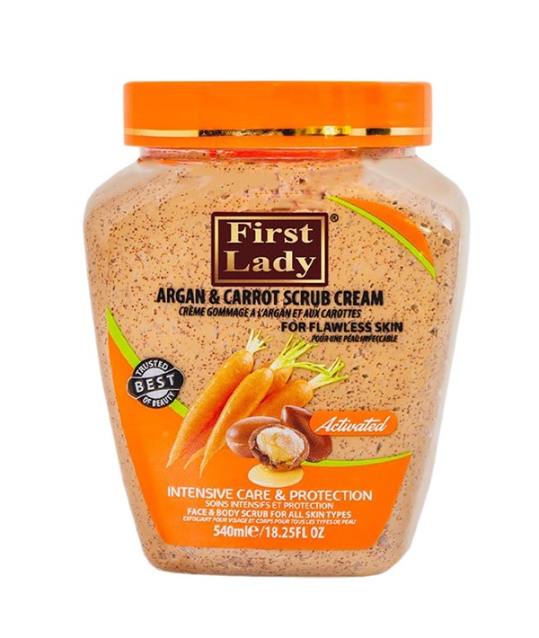 FIRST LADY ARGAN AND CARROT SCRUB CREAM  