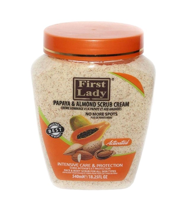 FIRST LADY PAPAYA AND ALMOND SCRUB CREAM  