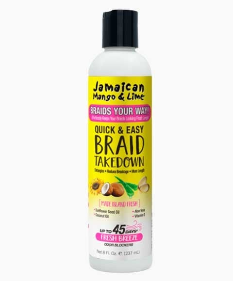 JAMAICAN MANGO AND LIME QUICK EASY BRAID TAKEDOWN CREAM 