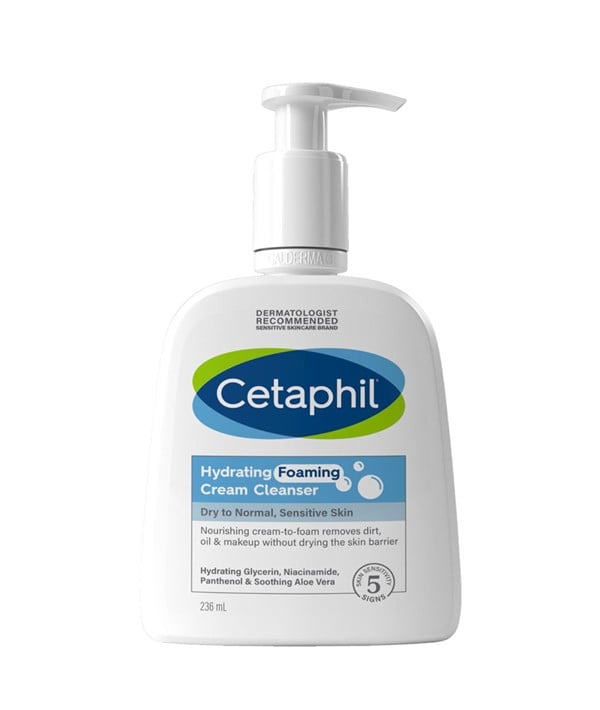 CETAPHIL HYDRATING FOAMING CREAM CLEANSER 