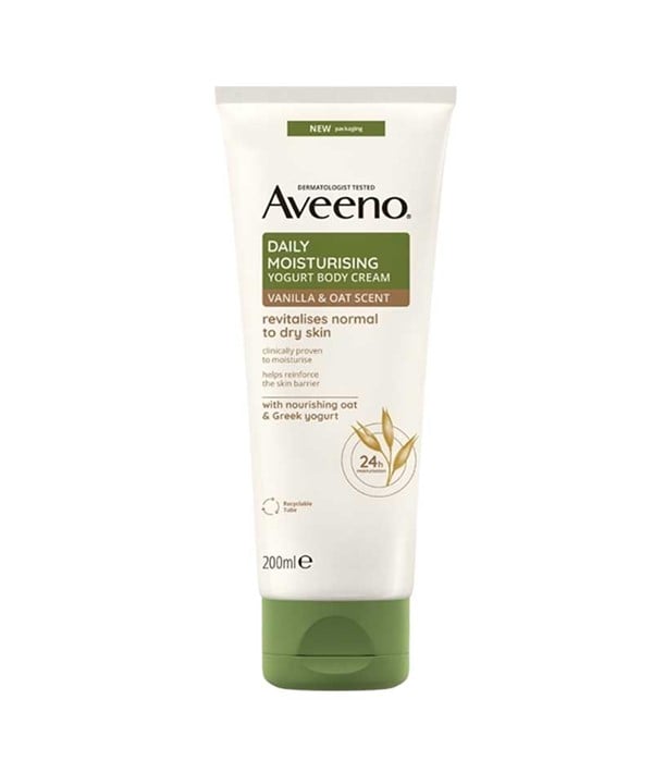 AVEENO DAILY MOISTURISING YOGURT BODY CREAM WITH VANILLA A