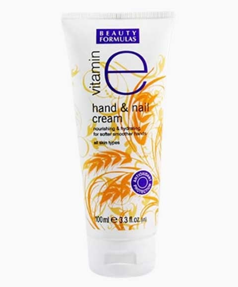 BEAUTY FORMULAS VITAMIN E HAND AND NAIL CREAM 