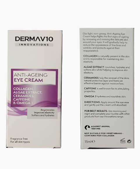 DERMA V10 ANTI AGEING EYE CREAM 