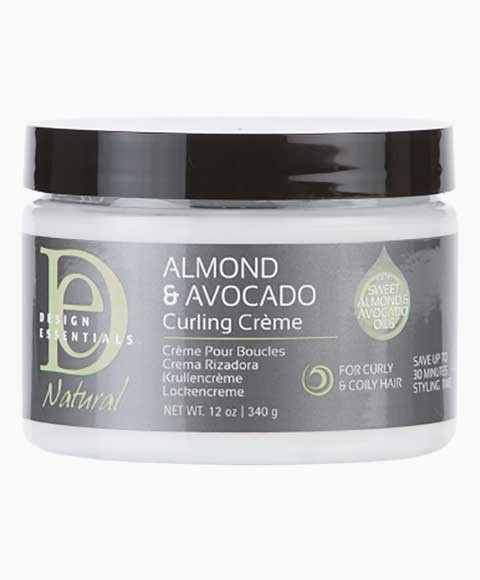 DESIGN ESSENTIALS NATURAL ALMOND AND AVOCADO CURLING CREME