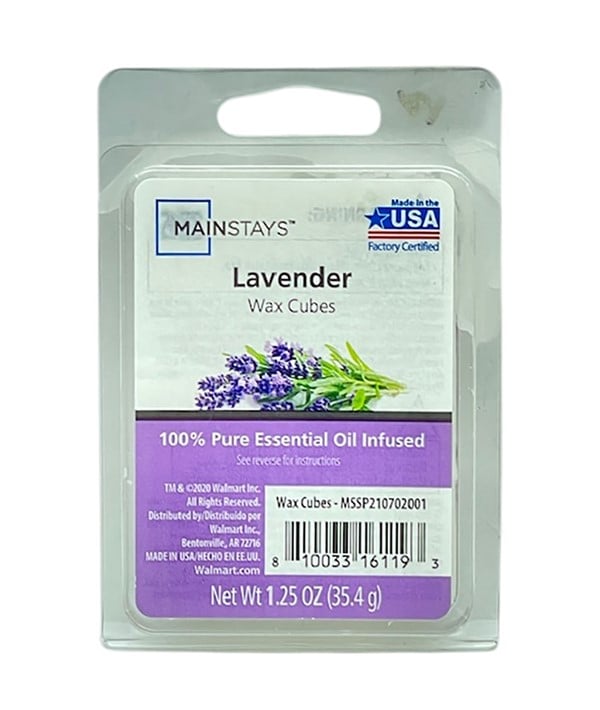 ESSENTIAL OIL INFUSED WAX MELT CUBES LAVENDER 