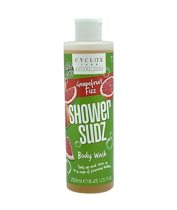 CYCLAX GRAPEFRUIT FIZZ SHOWER SUDZ BODY WASH 