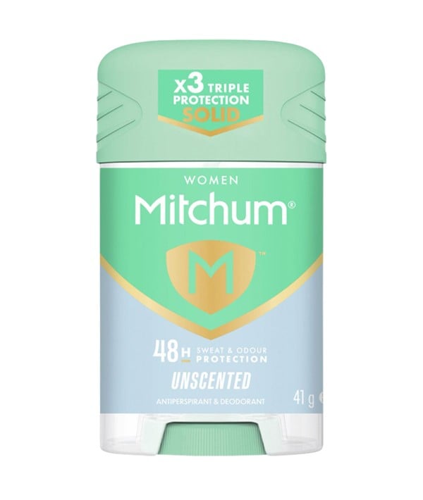 MITCHUM WOMEN 48H UNSCENTED TRIPLE PROTECTION DEODORANT ST