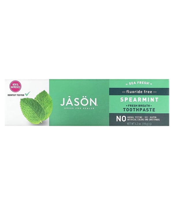 JASON SEA FRESH FLUORIDE FREE SPEARMINT TOOTHPASTE 