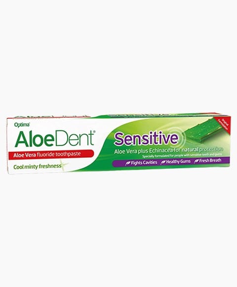 ALOEDENT SENSITIVE ALOE VERA FLUORIDE TOOTHPASTE 