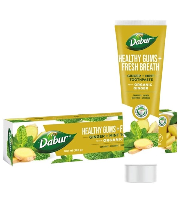 HEALTHY GUMS FRESH BREATH GINGER AND MINT TOOTHPASTE 