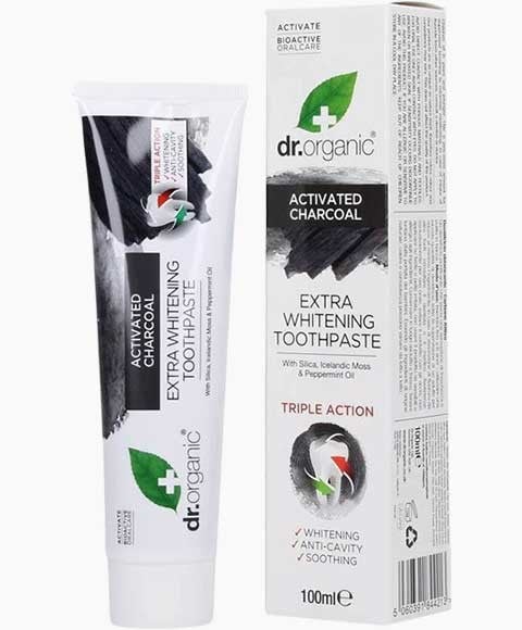 ORGANIC CHARCOAL MAX WHITENING TOOTHPASTE 
