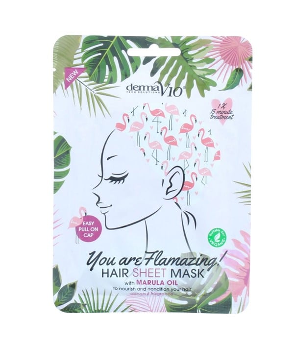 DERMA V10 YOU ARE FLAMAZING HAIR SHEET MASK 