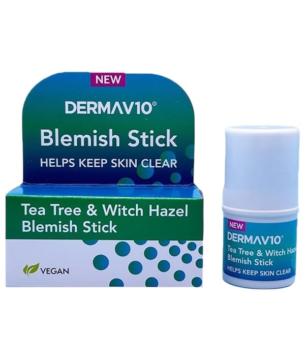 DERMA V10 TEA TREE AND WITCH HAZEL BLEMISH STICK 