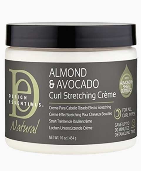DESIGN ESSENTIALS NATURAL ALMOND AND AVOCADO CURL STRETCHI