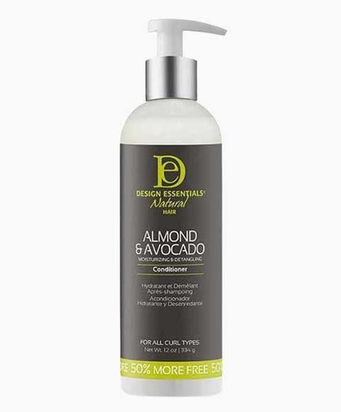 DESIGN ESSENTIALS NATURAL ALMOND AND AVOCADO MOISTURIZING