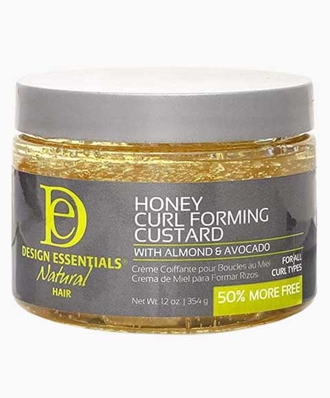 DESIGN ESSENTIALS NATURAL HONEY CURL FORMING CUSTARD WITH