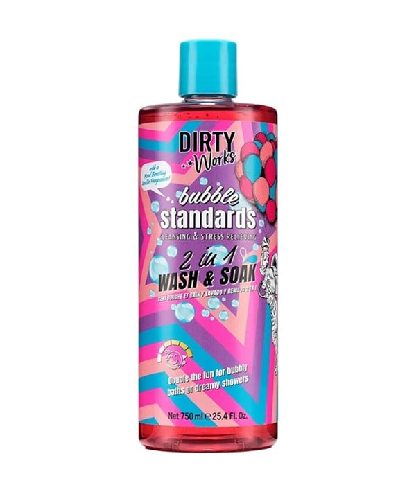 DIRTY WORKS BUBBLE STANDARDS 2 IN 1 WASH AND SOAK 