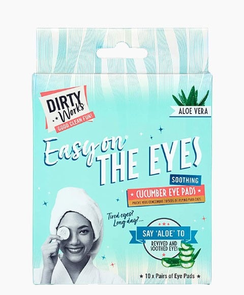 DIRTY WORKS EASY ON THE EYES SOOTHING CUCUMBER EYE PADS 
