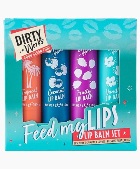 DIRTY WORKS FEED MY LIPS LIP BALM SET 