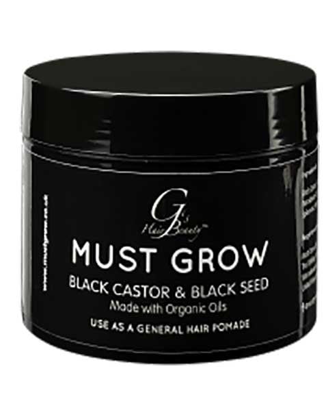 MUST GROW BLACK CASTOR AND BLACK SEED POMADE 