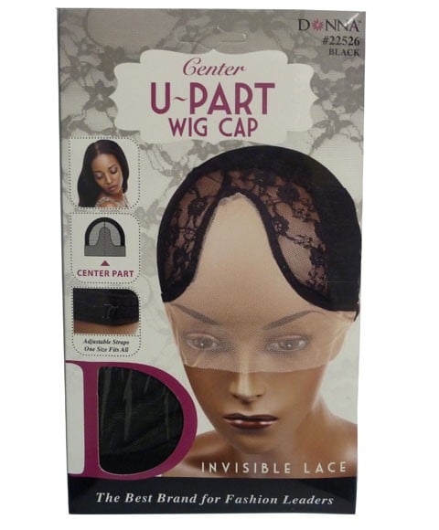 DONNA INVISIBLE LACE CENTRE U PART WIG CAP 22526 