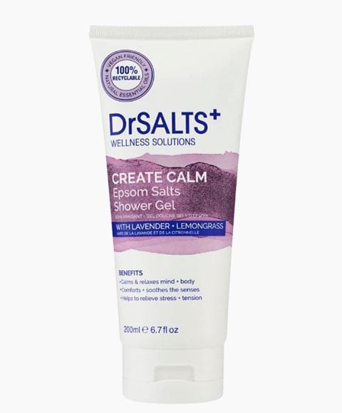 DR SALTS CREATE CALM EPSOM SALTS SHOWER GEL 