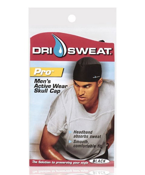 DRI SWEAT PRO MENS ACTIVE WEAR SKULL CAP 