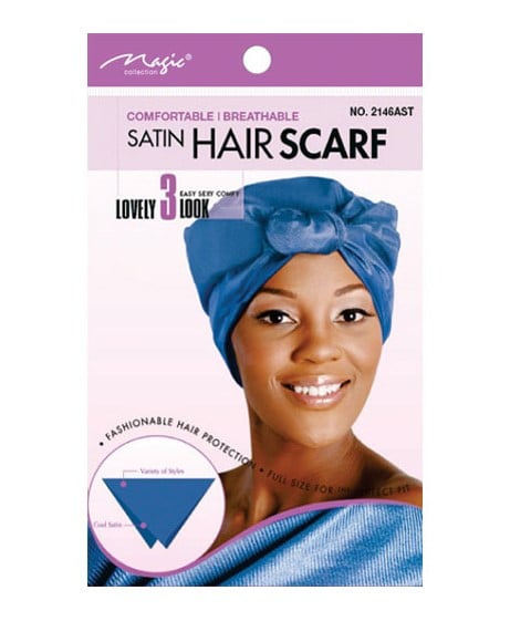 MAGIC COLLECTION SATIN HAIR SCARF 