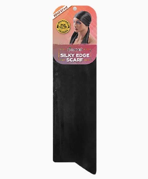 KASHMIR SILKY EDGE SCARF 7001 BLACK 
