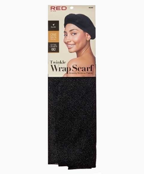 RED BY KISS TWINKLE WRAP SCARF HQ181 BLACK 