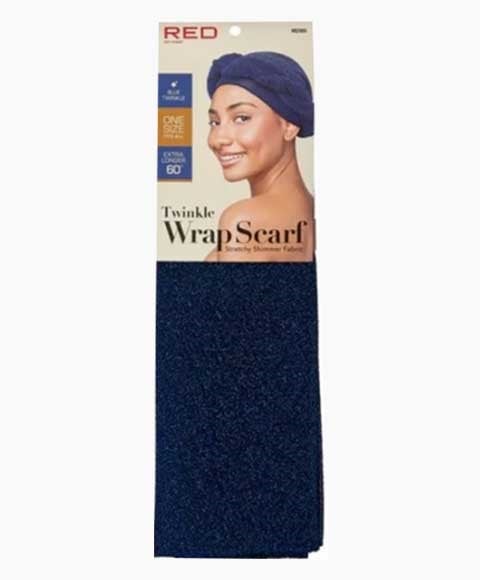 RED BY KISS TWINKLE WRAP SCARF HQ185 BLUE TWINKLE 