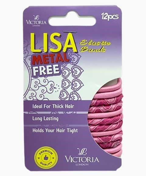 LISA METAL FREE ELASTIC HAIR BANDS 2A7 