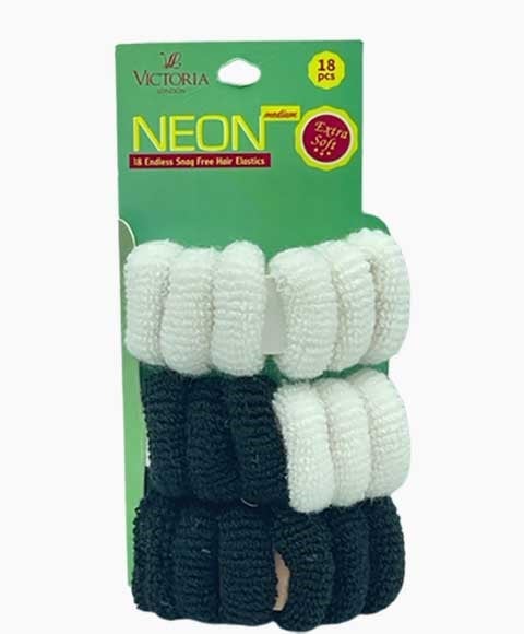 NEON ENDLESS SNAG FREE HAIR ELASTICS 64A2 