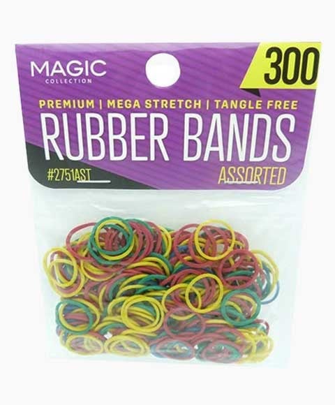 MAGIC COLLECTION RUBBER BANDS 2751AST 