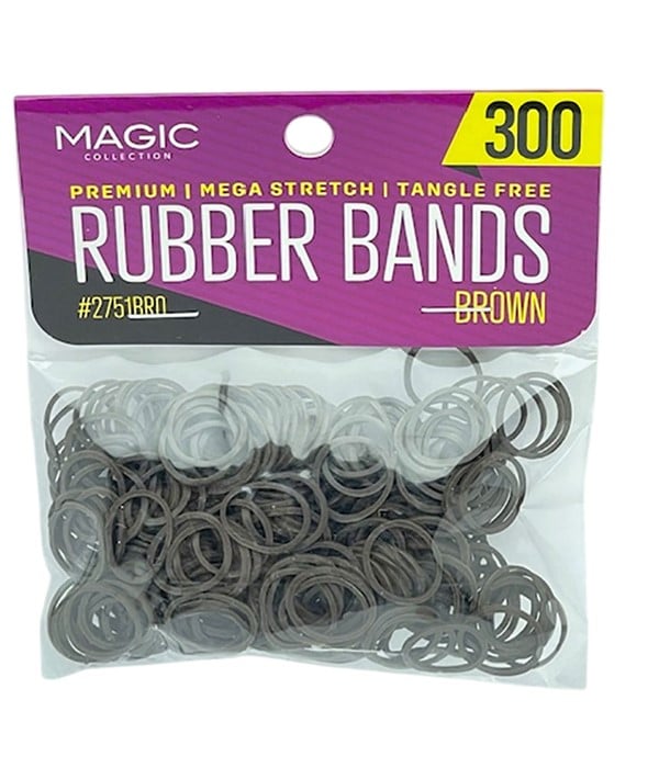 MAGIC COLLECTION RUBBER BANDS 2751BRO 