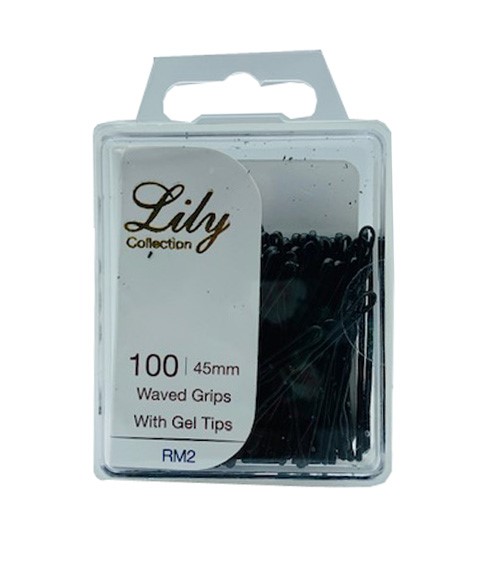 LILY BLACK BOB PINS RM2 