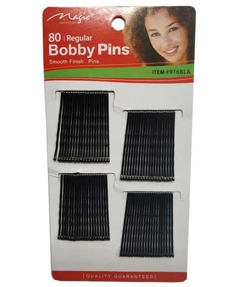 MAGIC COLLECTION BOBBY PINS 916BLA 