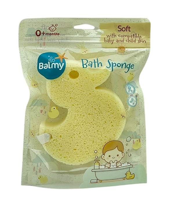 BABY BATH SPONGE DUCK 