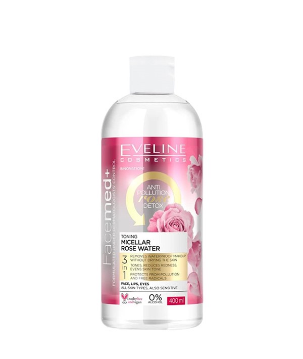 FACEMED DETOX TONING MICELLAR ROSE WATER 