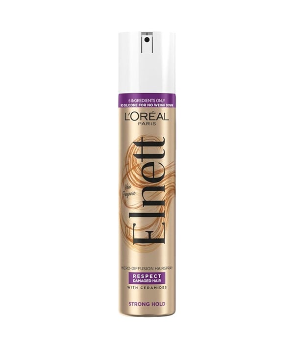 ELNETT RESPECT DAMAGED HAIR STRONG HOLD HAIRSPRAY 