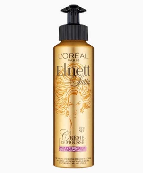 ELNETT SATIN CURLS STRONG HOLD CREME DE MOUSSE 