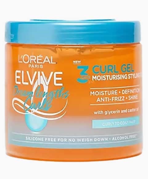 ELVIVE DREAM LENGTHS CURLS MOISTURISING STYLING GEL 