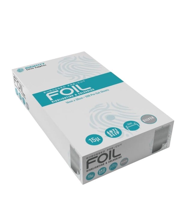 EMBOSSED PRE CUT HIGHLIGHTED AND COLOURING 500 SILVER SHEE