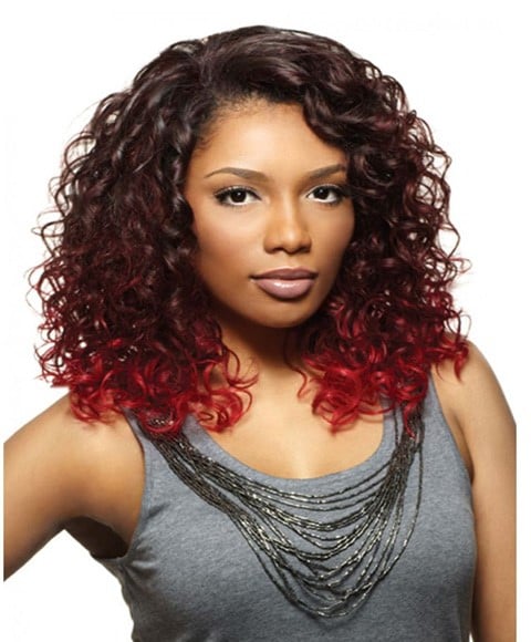 EMPRESS LACE FRONT L SHAPE PART SYN WIG HEIDI 