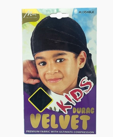 KIDS VELVET DURAG M1954BLK 