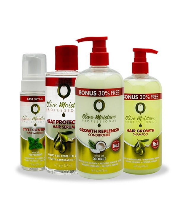 OLIVE MOISTURE HAIR STYLING BUNDLE 