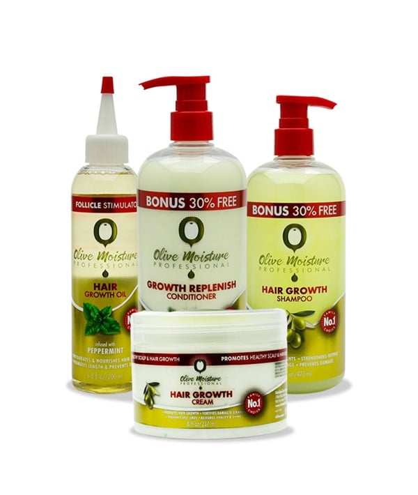 OLIVE MOISTURE HAIR GROWTH REGIME BUNDLE 