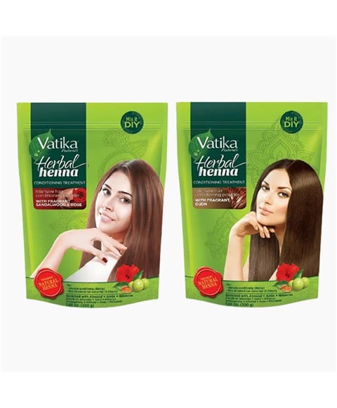 VATIKA NATURALS HERBAL HENNA CONDITIONING TREATMENT BUNDLE